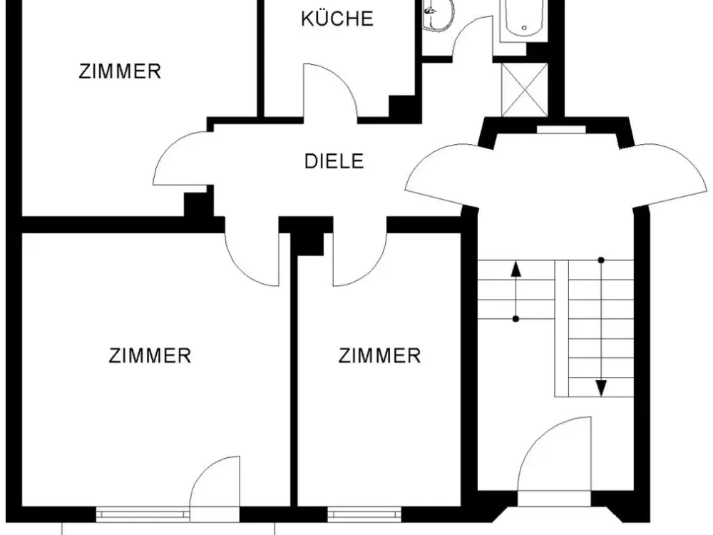 3-Zimmer Wohnung in Gerthe