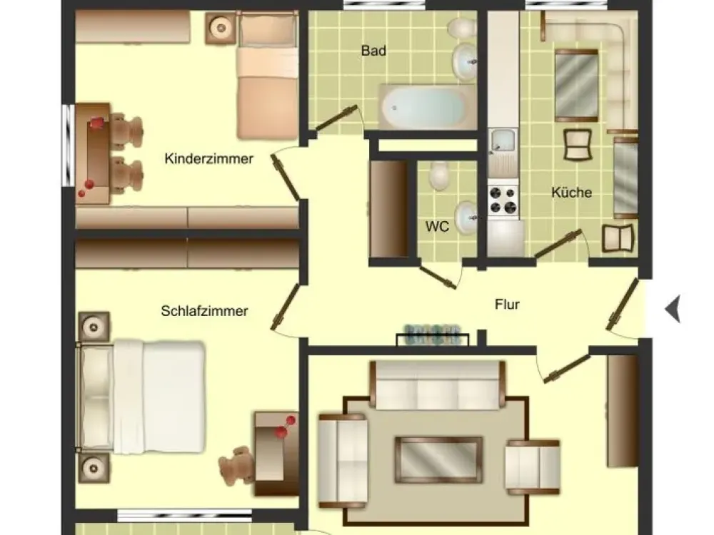 3-Room Apartment in Leverkusen Opladen