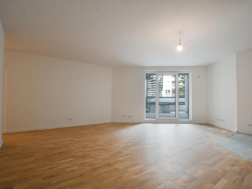 Erstbezug! Exklusive 3-Zimmer-Wohnung im 2. OG mit Terrasse, hochwertiger Neubau in Stadtmitte