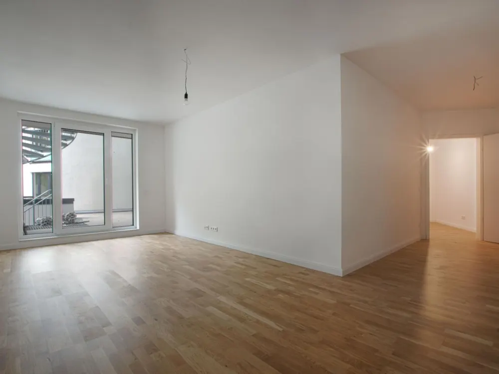 Erstbezug! Exklusive 3-Zimmer-Wohnung im 2. OG mit Terrasse, hochwertiger Neubau in Stadtmitte