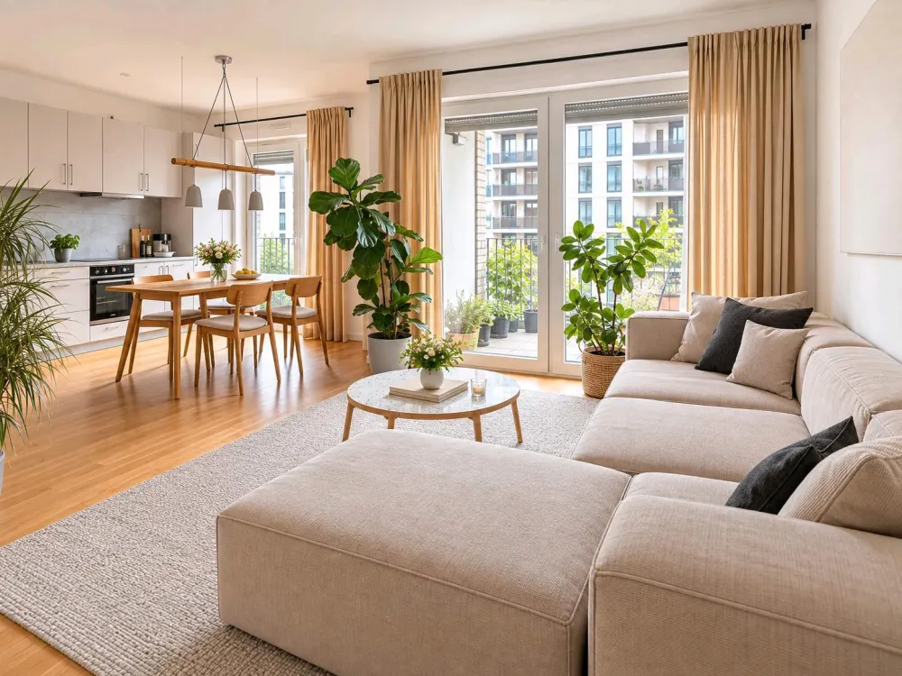 Bright modern 2-room apartment in Neue Mitte Altona from 01.10