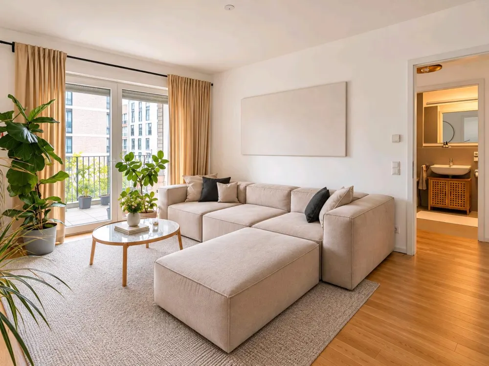 Bright modern 2-room apartment in Neue Mitte Altona from 01.10
