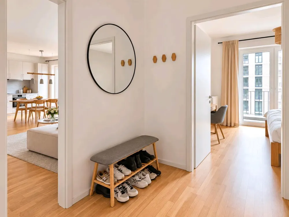 Bright modern 2-room apartment in Neue Mitte Altona from 01.10