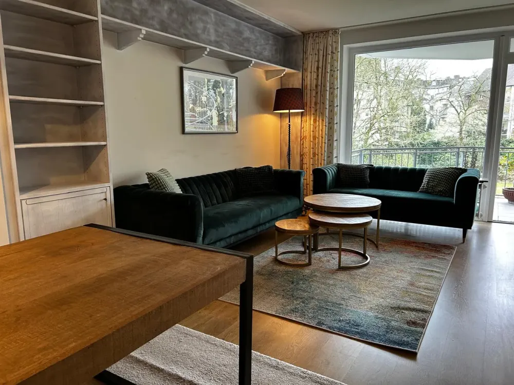Möblierte 2-Zimmer-Wohnung mit große Terrasse in Düsseldorf-Oberkassel