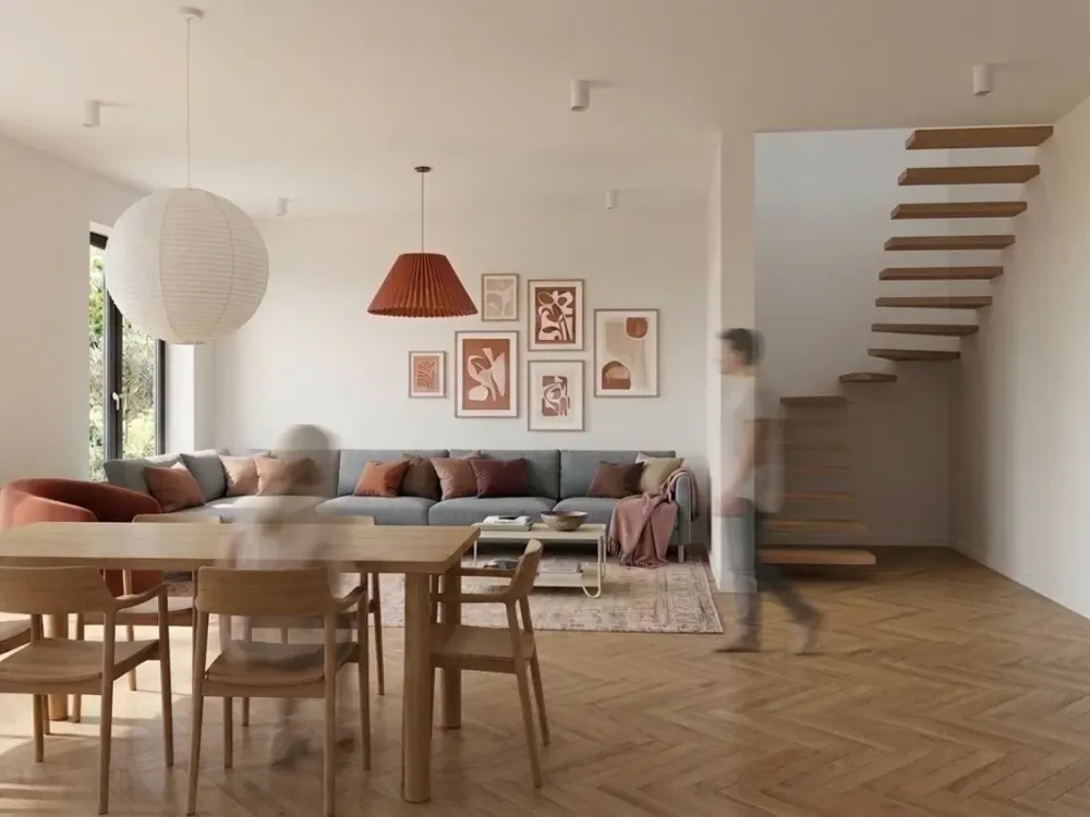 Wohnen wie im eigenen Haus, 5-Zimmer-Maisonette mit Garten in der Südweststadt