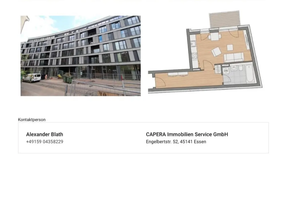 Helle 1-Zimmer-Wohnung in Leipzig Lindenau