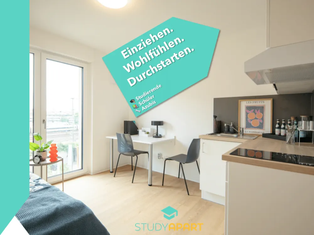 Kompakt, clever, komplett, Studentenapartment mit Stil I WE 3.06