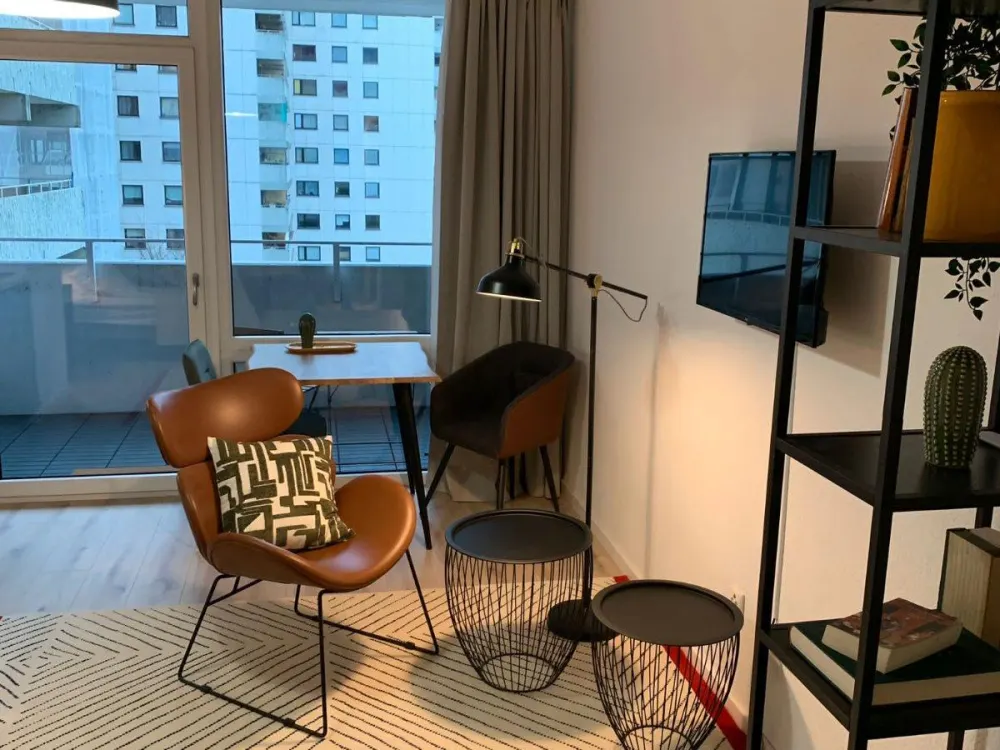 voll möblierte 1-Zimmer-Wohnung in Frankfurt