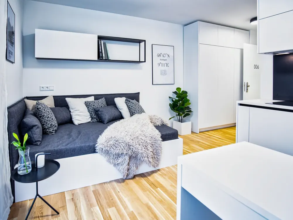 1 MONAT MIETFREI* - Hochwertig möbliertes 1-Zi.-Apartment in Stuttgart-Mitte