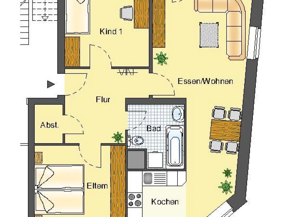 3-Zimmer-Wohnung in Recklinghausen Süd