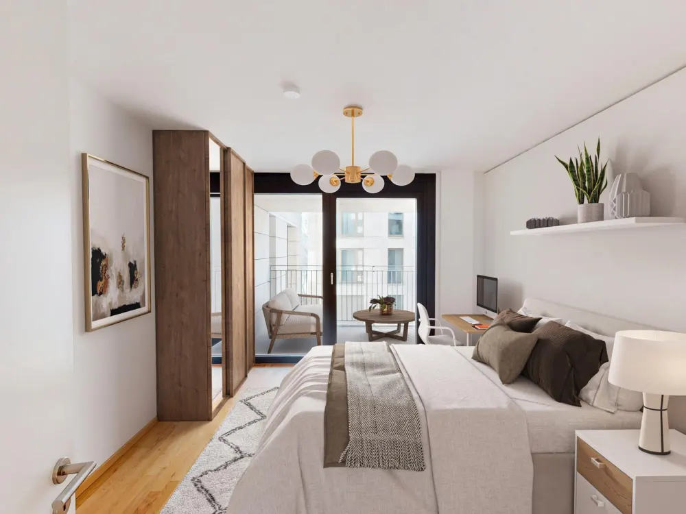Urbanes Wohnen: 2 Zimmer mit Loggia in toller Lage