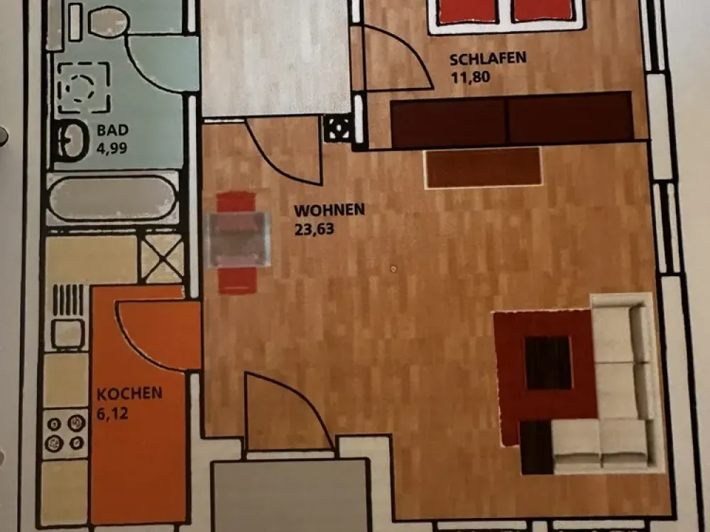 Bright, Cozy Apartment in Popular Location Tolkewitz - 2-Room Apartment