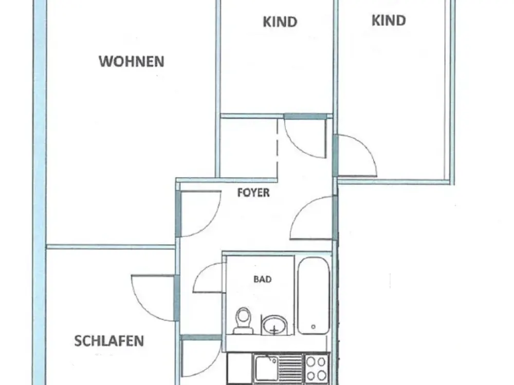 Vier Zimmer für die ganze Familie