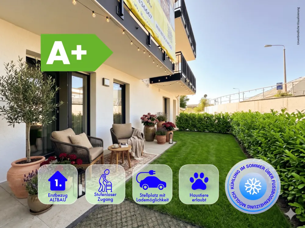 *** NEUBAU 2 Zimmer * ECO 2.0 * Wärmepumpe * Kühlung * Stellplatz 06/2026 ***