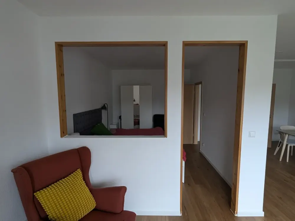 Möblierte 2-Zimmer-Gartenwohnung in Düsseldorf-Unterrath, Nähe Flughafen & Messe