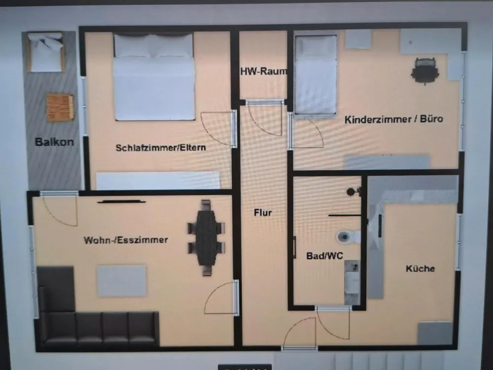 3 Zi.Whg.80m2...