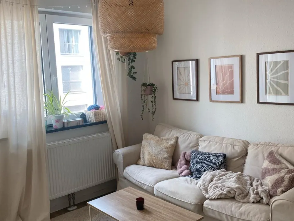 Bright and modern 1-room apartment in Alt-Saarbrücken