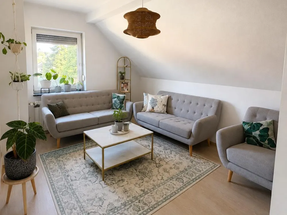 Beautiful 3-Room Apartment with Shared Garden Use