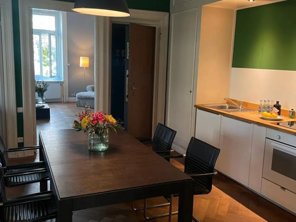 Stilvoll möbliertes Apartment mit Alsterblick in historischer