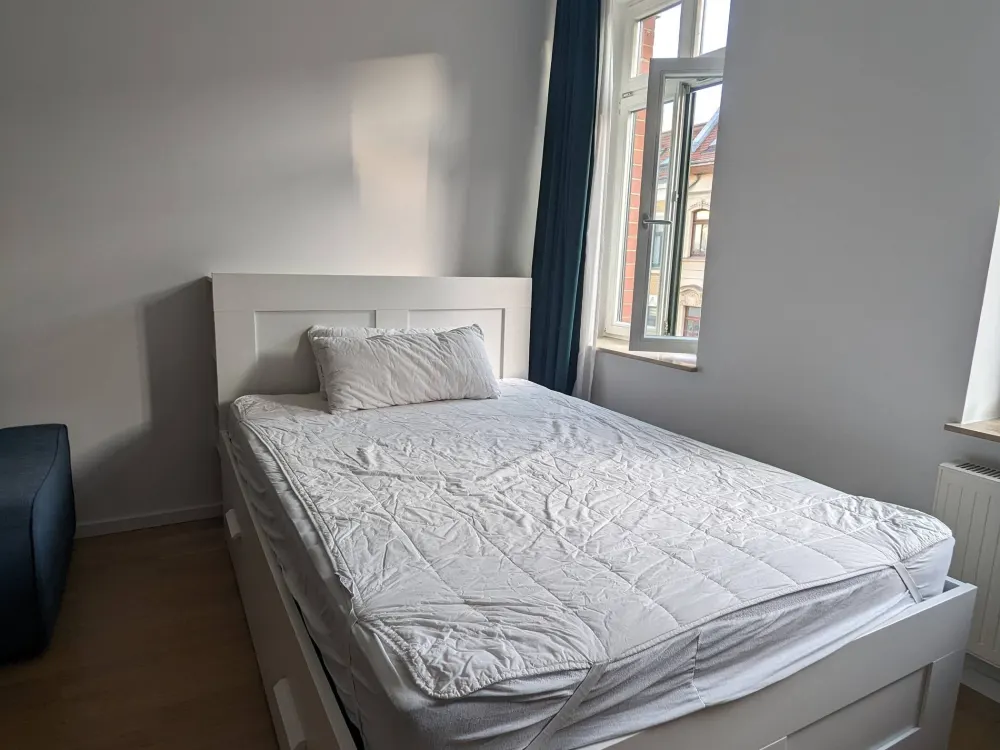 Schleußig - Fully furnished flat incl. utilities - Beautiful kitchen - Anmeldung possible
