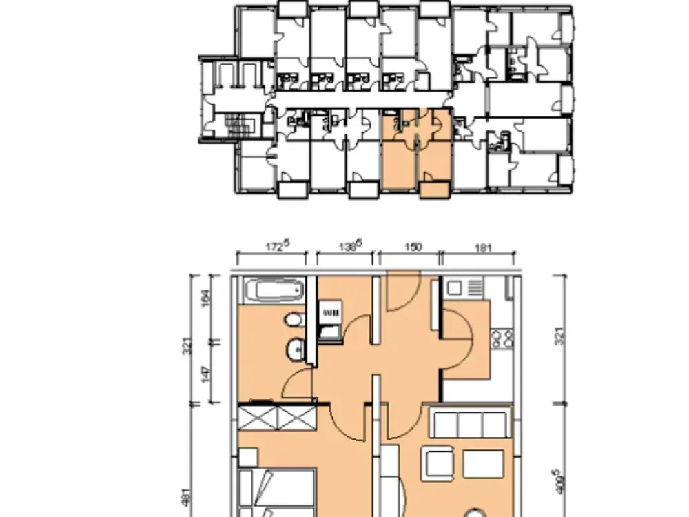 Move-in Ready Apartment for Students/Trainees/Shared Flats