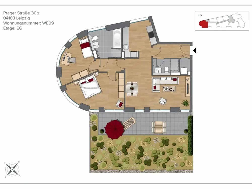 I Urban wohnen im OSTFORUM Leipzig I moderne Wohnungen in zentraler Stadtlage I