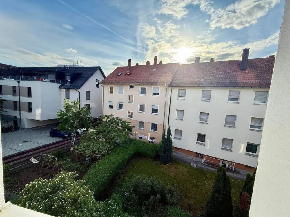 Frei ab sofort - Perfekt geeignet für 2-er WG! Ruhige & helle 2-Zimmer-Wohnung im 2.OG in nettem MFH direkt an der TH in Nürnberg Wöhrd