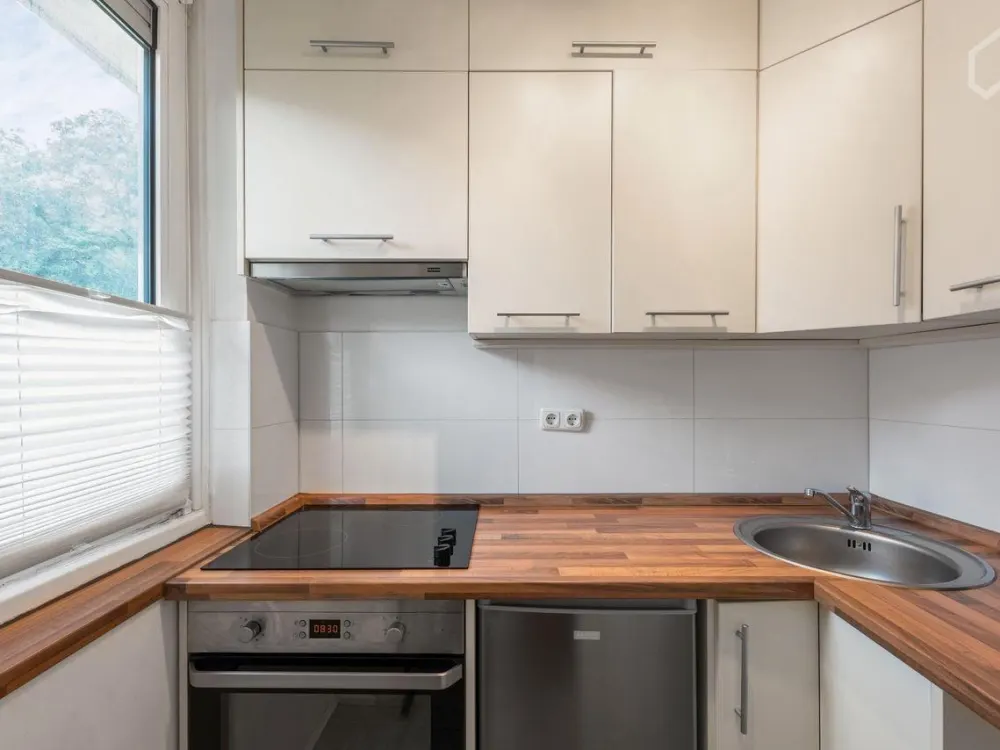Vollmöblierte 1-Zimmer-Wohnung in Hamburg-Heimfeld, ideal für St