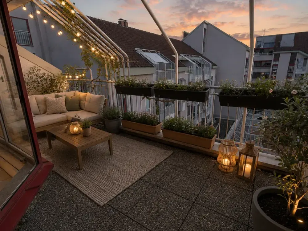 Helle 2-Zimmer-Wohnung mit Dachterrasse in der Nähe der Saarbrücker City *direkt vom Vermieter*