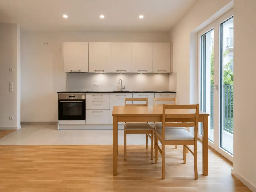 Zentrumsnahe 1-Raum-Wohnung | großer Balkon | Einbauküche | Fußbodenheizung