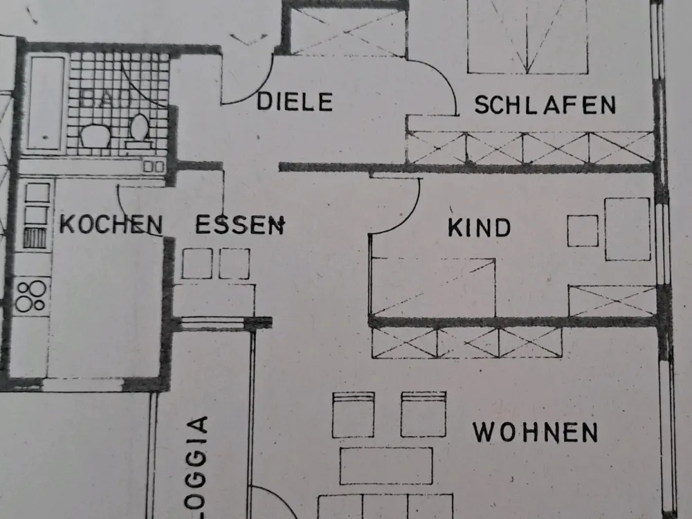 3-Zimmer-Wohnung/Sofort frei