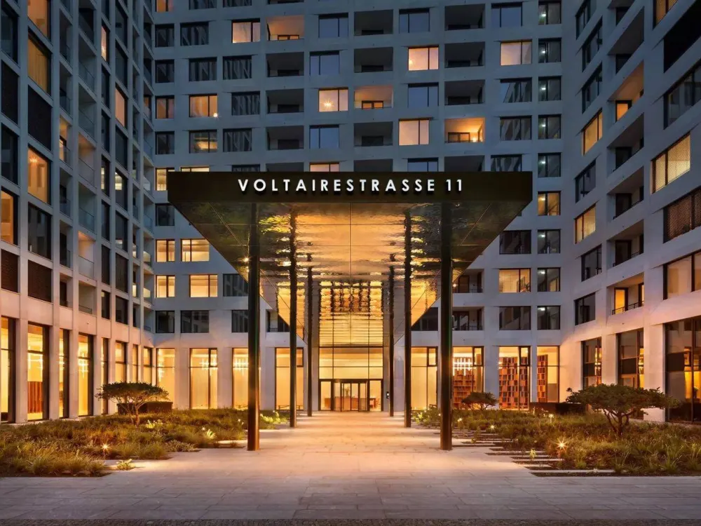 Modern 2-Room Apartment | 9th Floor | Balcony, Gym & Concierge