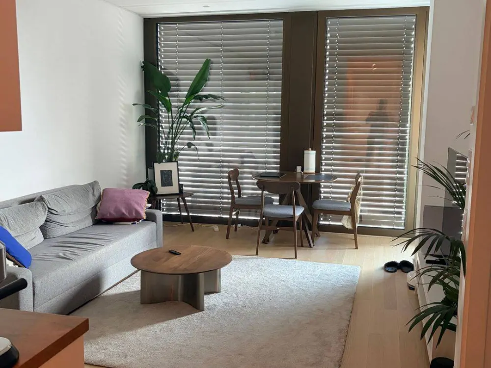 Modern 2-Room Apartment | 9th Floor | Balcony, Gym & Concierge