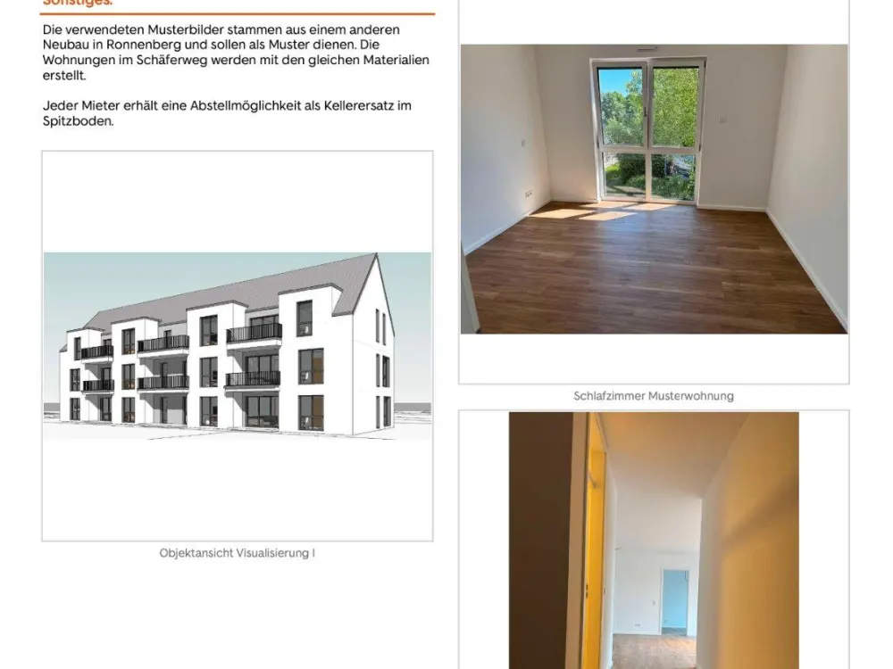 Neubau Ronnenberg Schäferweg 6 D, 2 Zimmer