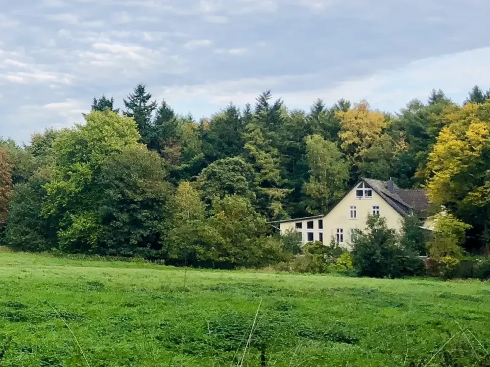 AB FEBR. 2027 Idyllische Dachwohnung mit Ausblick, gr. Garten, nette Hausgemeinschaft