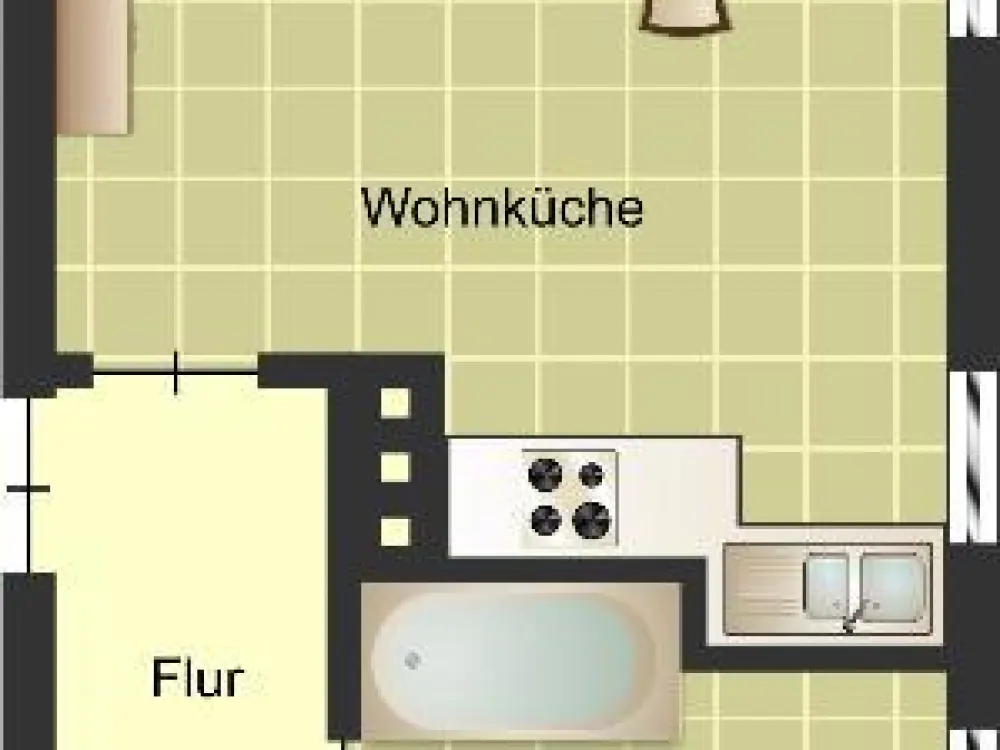 2-Zimmer-Wohnung in Duisburg Huckingen
