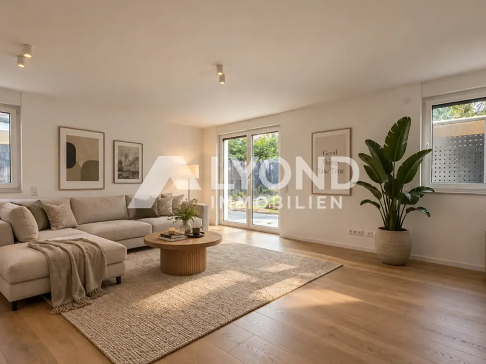 Exklusive Neubauwohnung - Erdgeschoss Wohnung 1 - 53,16 m², 2 Zimmer, 1 Stellplatz