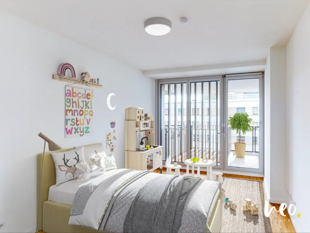 Greatly Designed Apartment with 2 Bathrooms and South Balcony