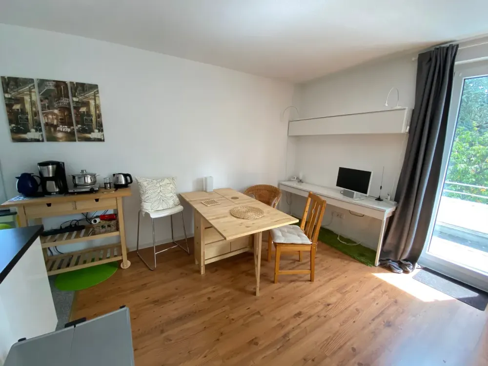 Attraktive 1 Zimmer-Appartement mit Blick ins Grüne in Düsseldorf-Heerdt
