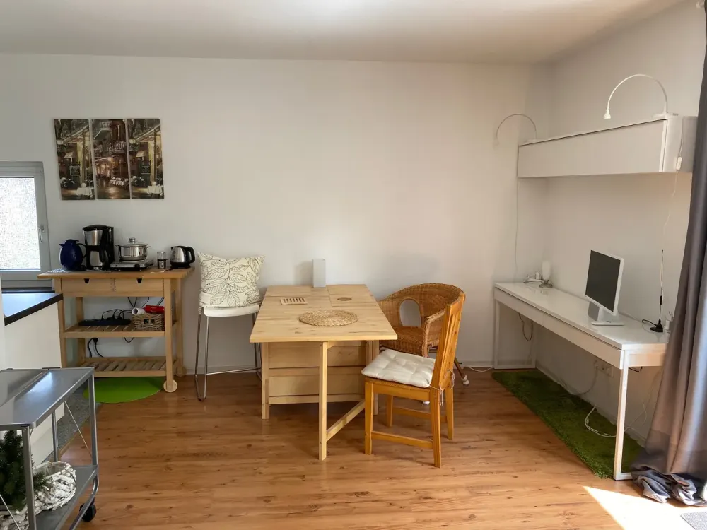 Attraktive 1 Zimmer-Appartement mit Blick ins Grüne in Düsseldorf-Heerdt