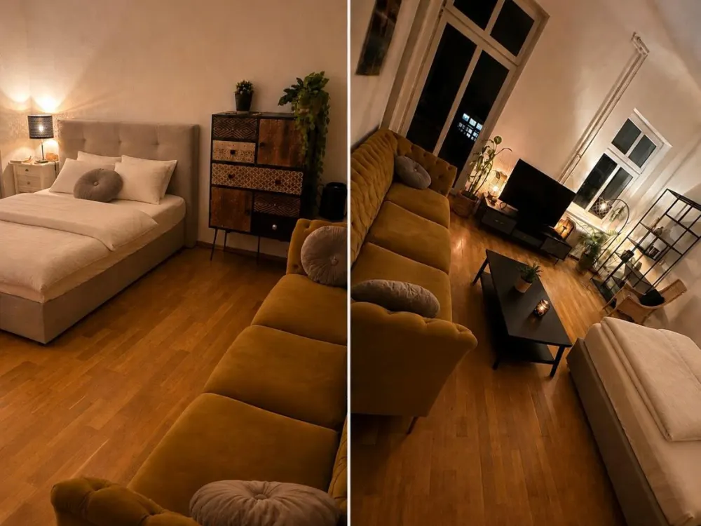 Möblierte Wohnung mit Balkon - Untermiete ab 1. Oktober - 1. Mai