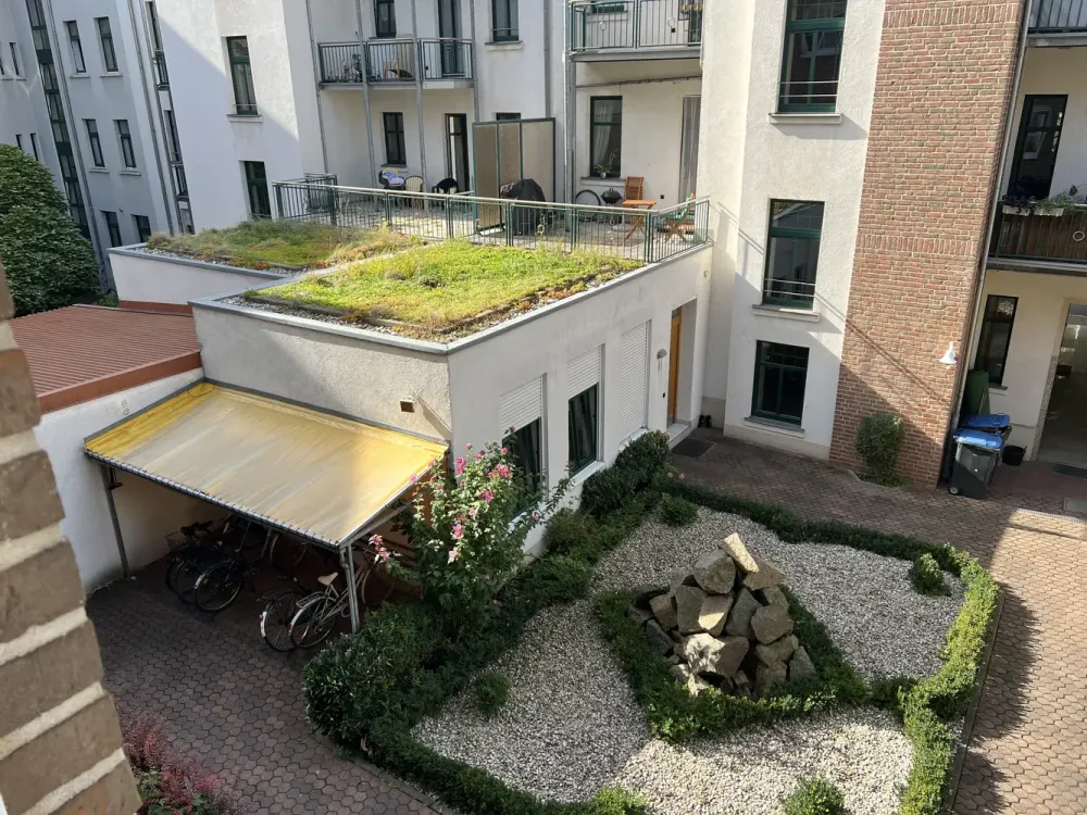 Leipzig - im hippen Osten! Atrium-Whg. mit sep. Eingang in ruhiger & zentraler Lage von Leipzig