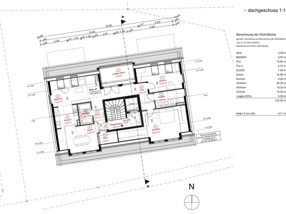 3,5-Zimmer-Neubau Wohnung Penthouse-Charakter, großzügig, lichtdurchflutet und voller Möglichkeiten