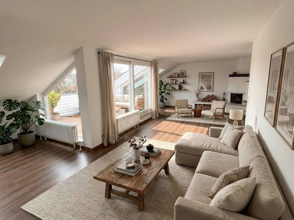 Lichtdurchflutete DG-Maisonette mit einzigartigem Fernblick am Frauenkopf