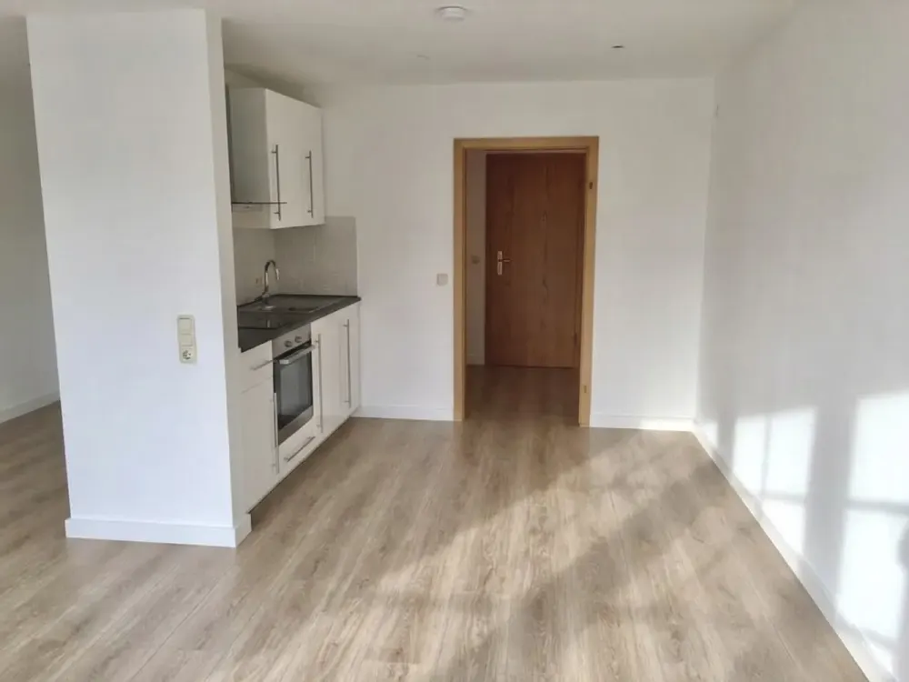 Renovierte 1,5-Zimmer-Wohnung mit Garten, Stellplatz und Keller