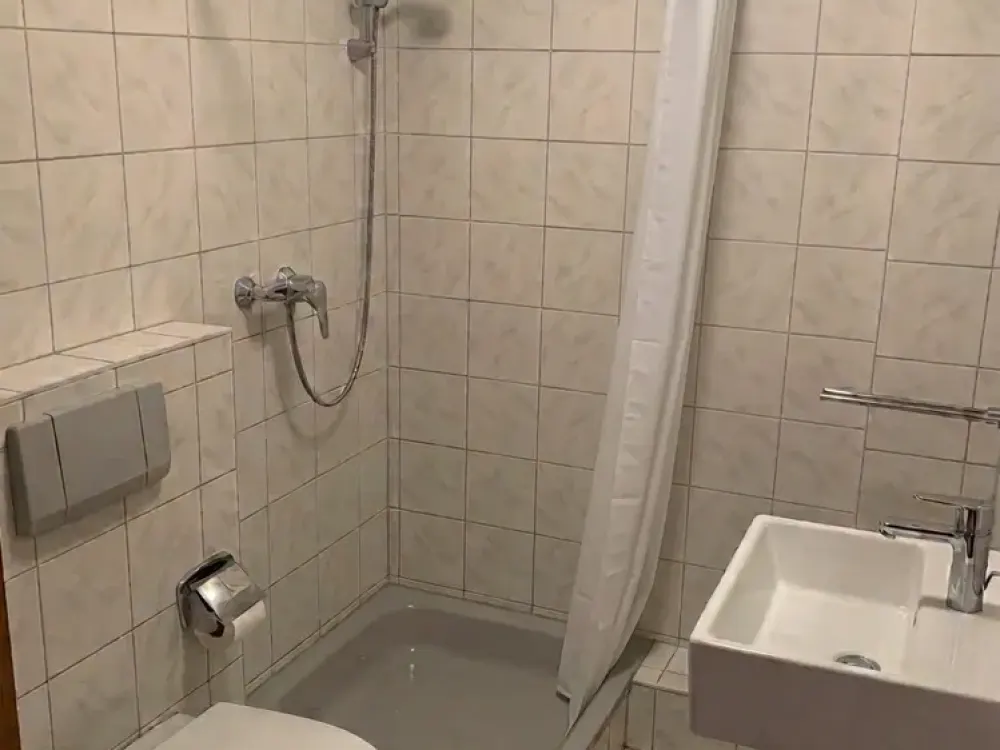 Renovierte 1,5-Zimmer-Wohnung mit Garten, Stellplatz und Keller