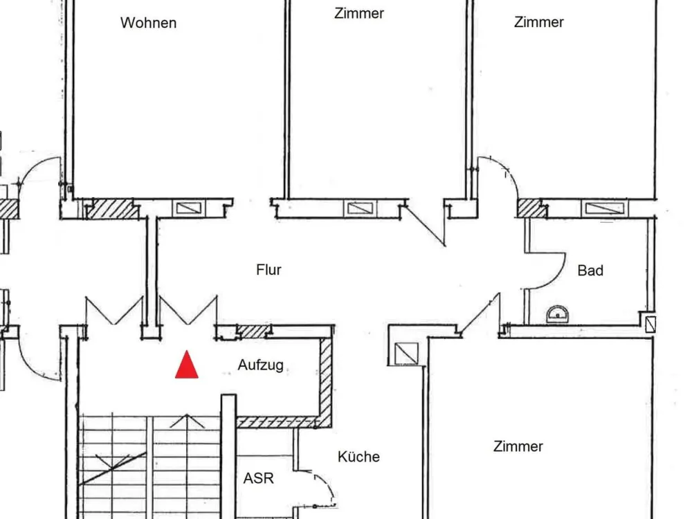 Spacious, bright 4-room apartment