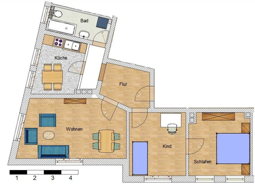 Schöne 3-Zimmerwohnung in Hannover-Davenstedt