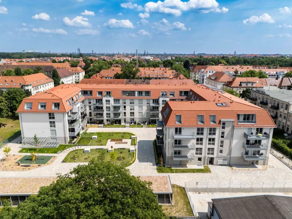 Exklusives Wohnen: 2-Raum-Apartment im Neubau unmöbliert