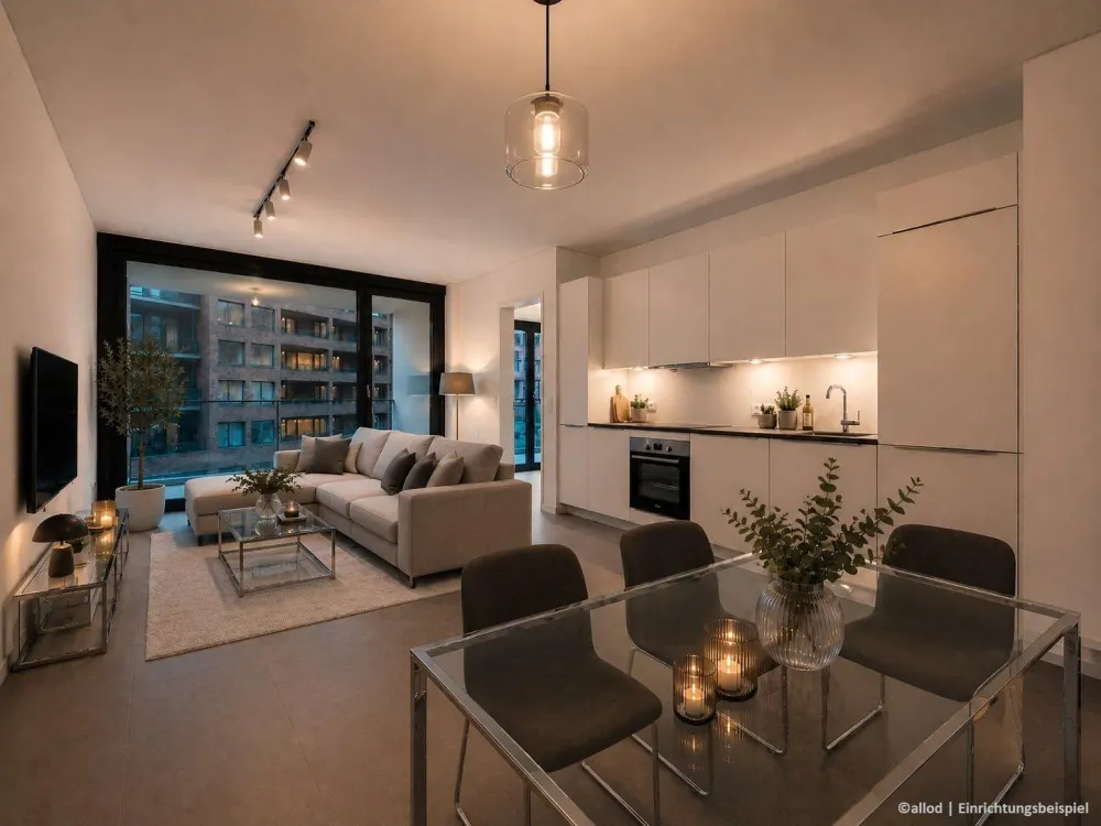 Toll geschnittene 3-Zi.-Wohnung mit idealem Grundriss, EBK & Smart Home-Features in Mitte